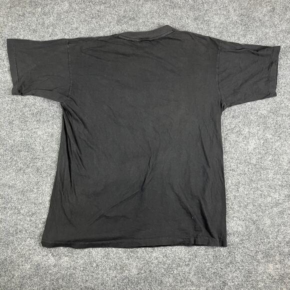 Vintage T-Shirt Men's Size L Black Top 10 Checklist Over The Hill Graphic - Picture 9 of 10